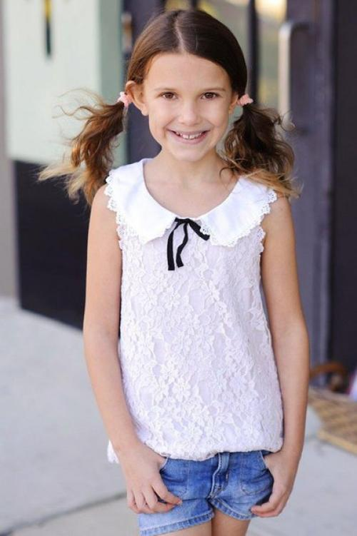 Милли в раннем детстве. фото с modelnyeagentstva.com