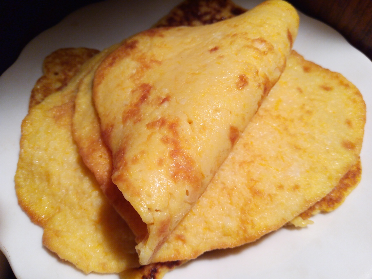 Замечательные тыквенные блинчики