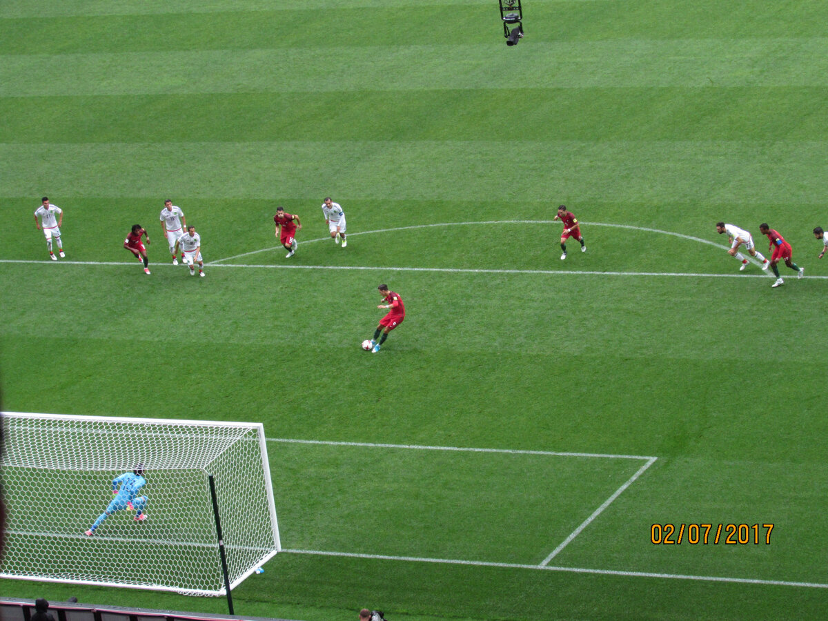 Кульминация матча - пенальти (фото автора)