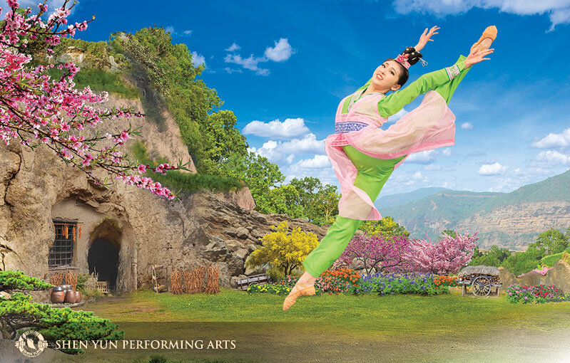 Чейни У исполняет свою самую значительную и сложную роль — супругу генерала Жэньгуй Сюе в постановке «Преданность». © Shen Yun Performing Arts