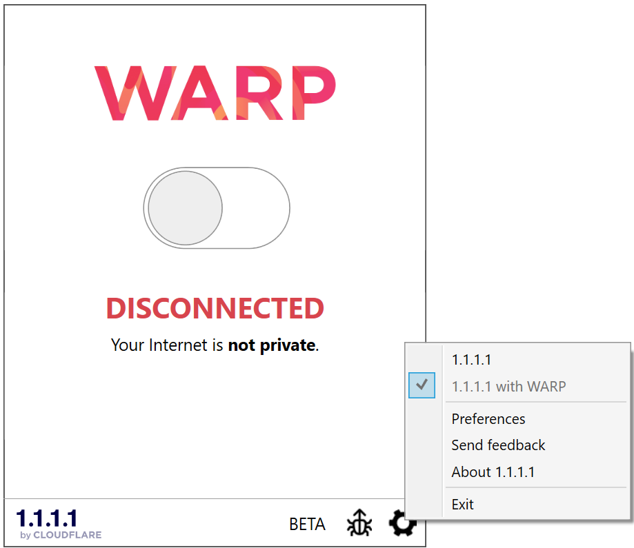 Warp не подключается. Cloudflare Warp.