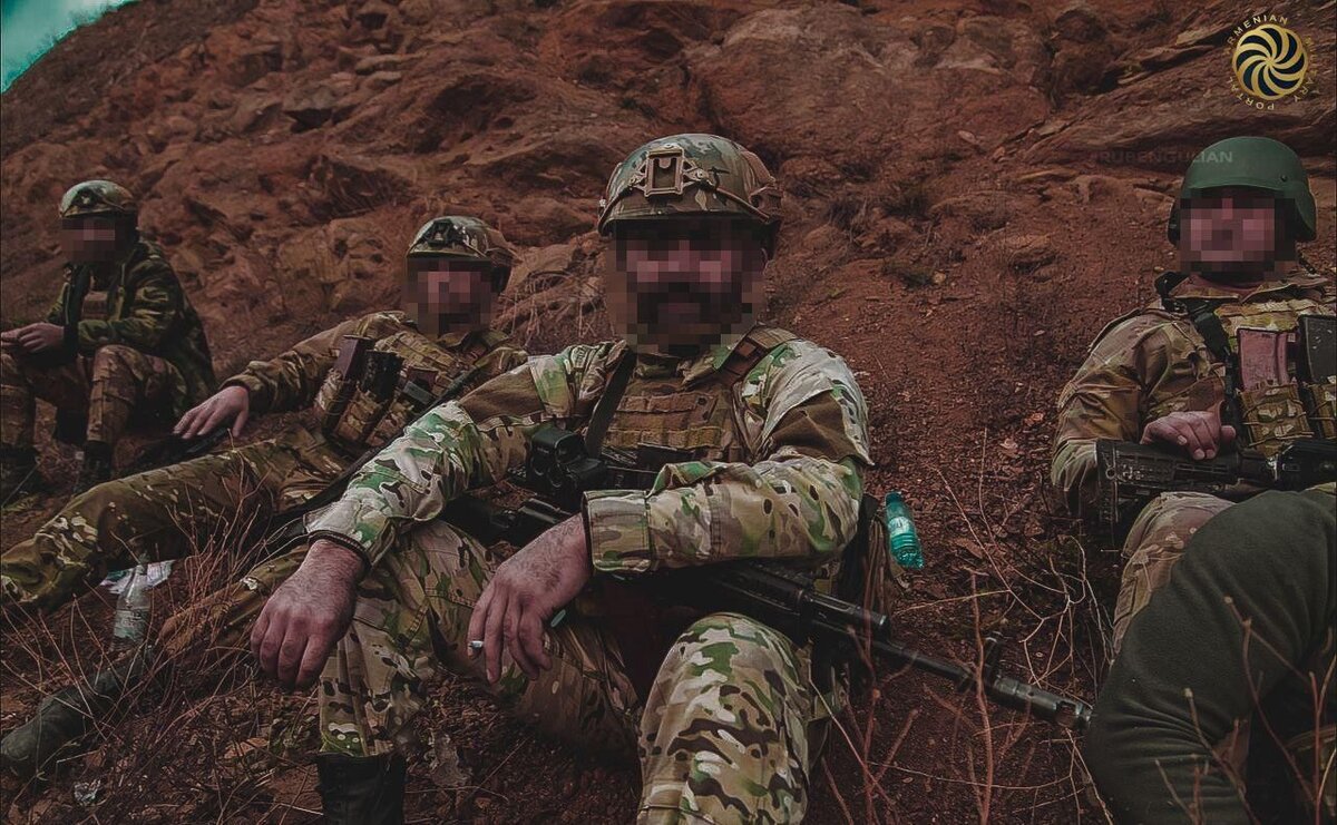 Бойцы спецназа НКР/Арцаха в зоне конфликта.