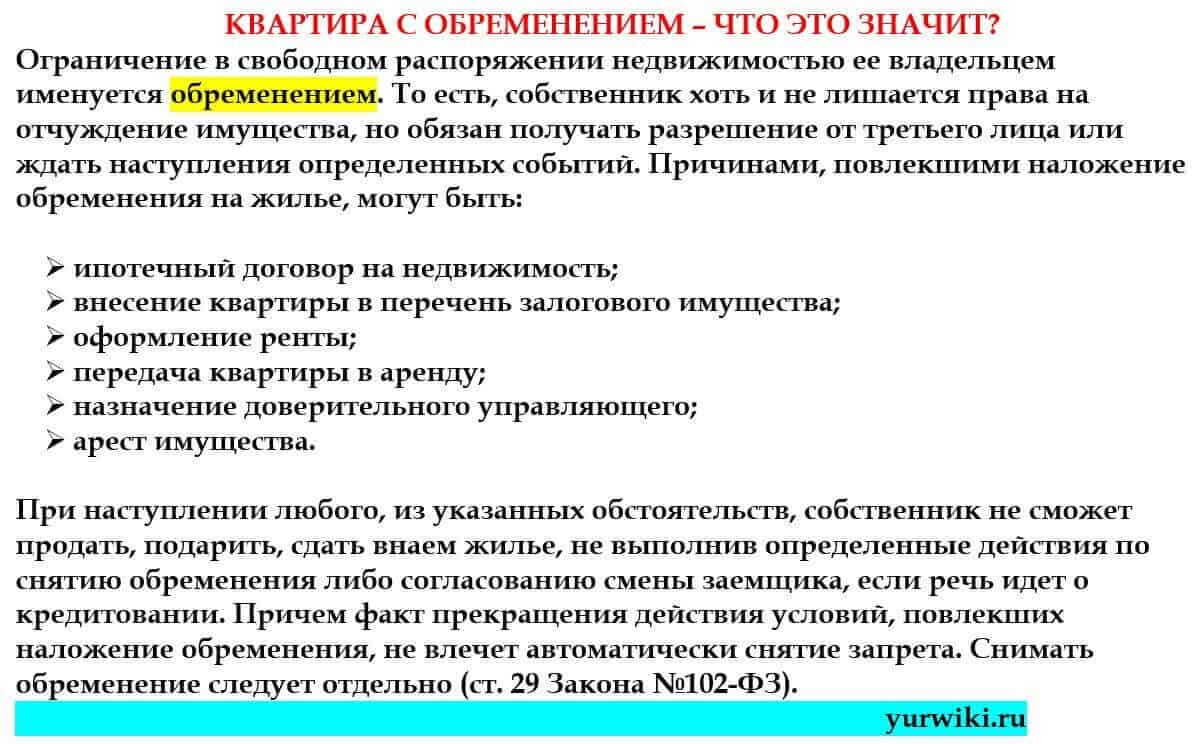 Как снять обременение с квартиры – что делать, куда обратиться? | Юрвики.  ру | Дзен