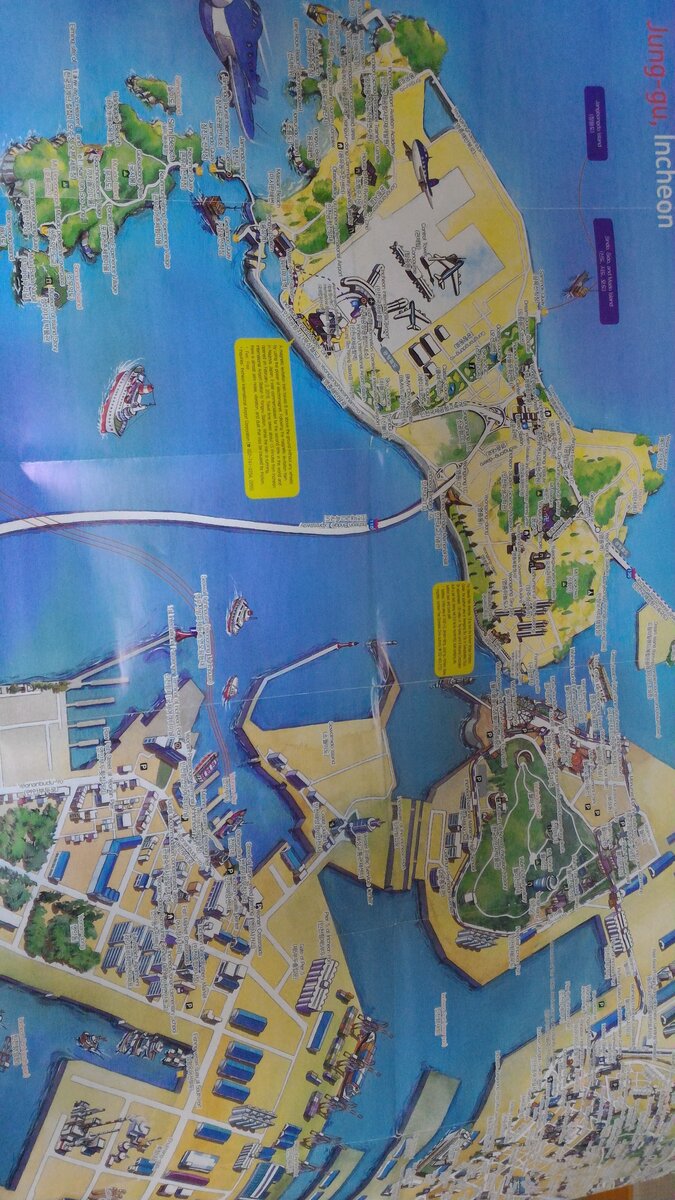 Схема поиска морского причала пассажирских судов и местных морских линий.