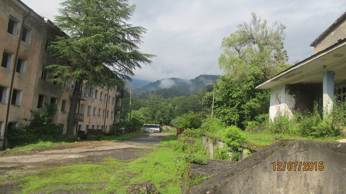 Город-призрак в Абхазии