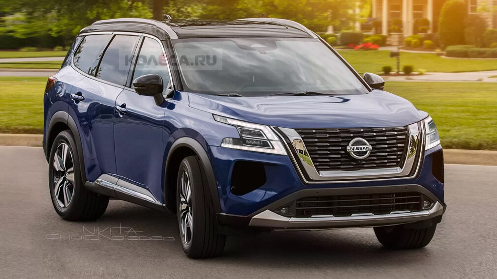 Рендер нового Nissan Pathfinder, фото: Колёса.ру
