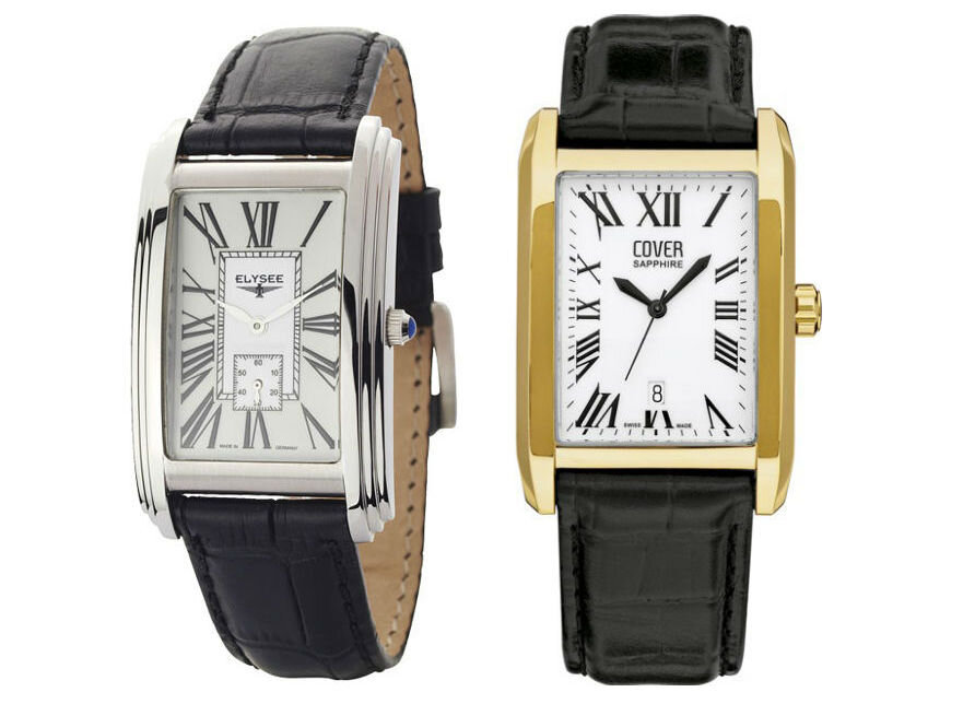 Модель Танк от Cartier стала легендой мгновенно, поэтому ничего удивительного в том, что многие производители стремятся отдать ей дань уважения, нет.-6