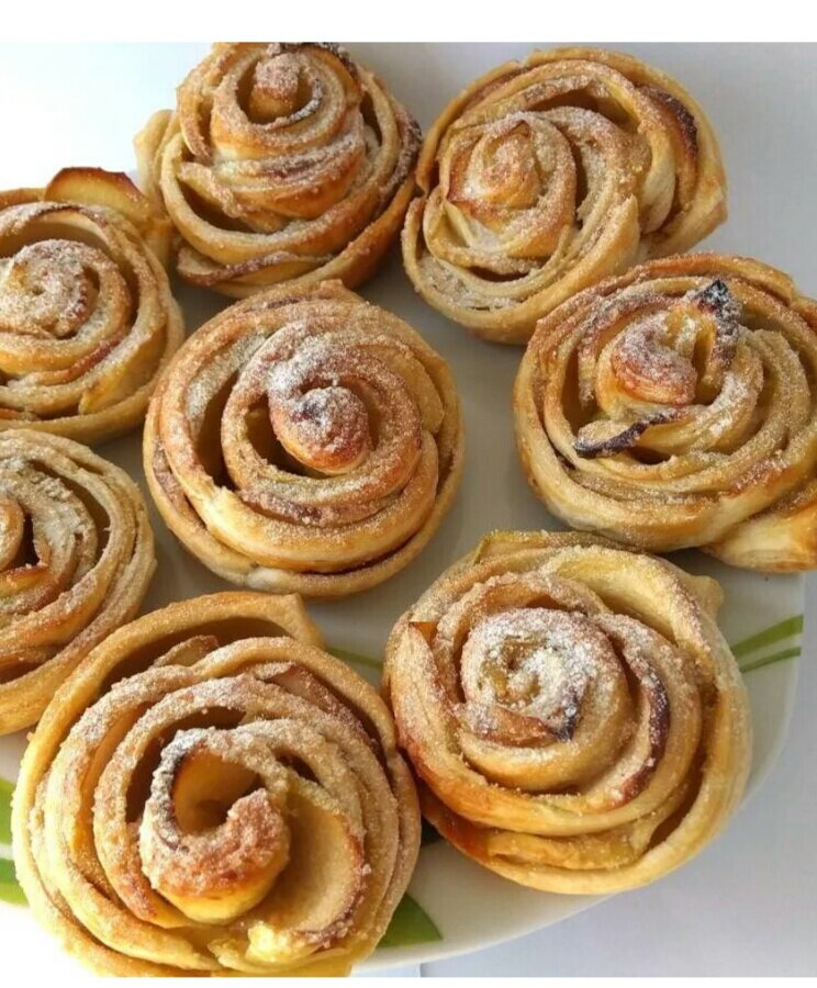 Творожные розочки