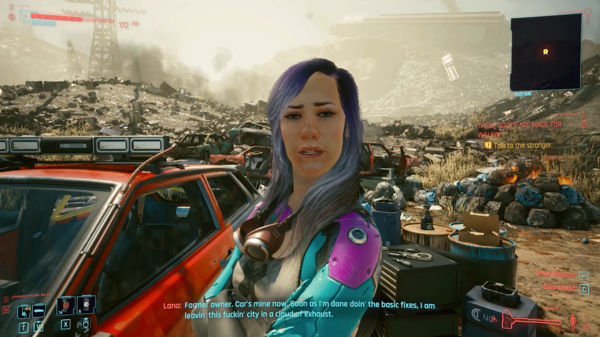 Cyberpunk 2077 станции метро