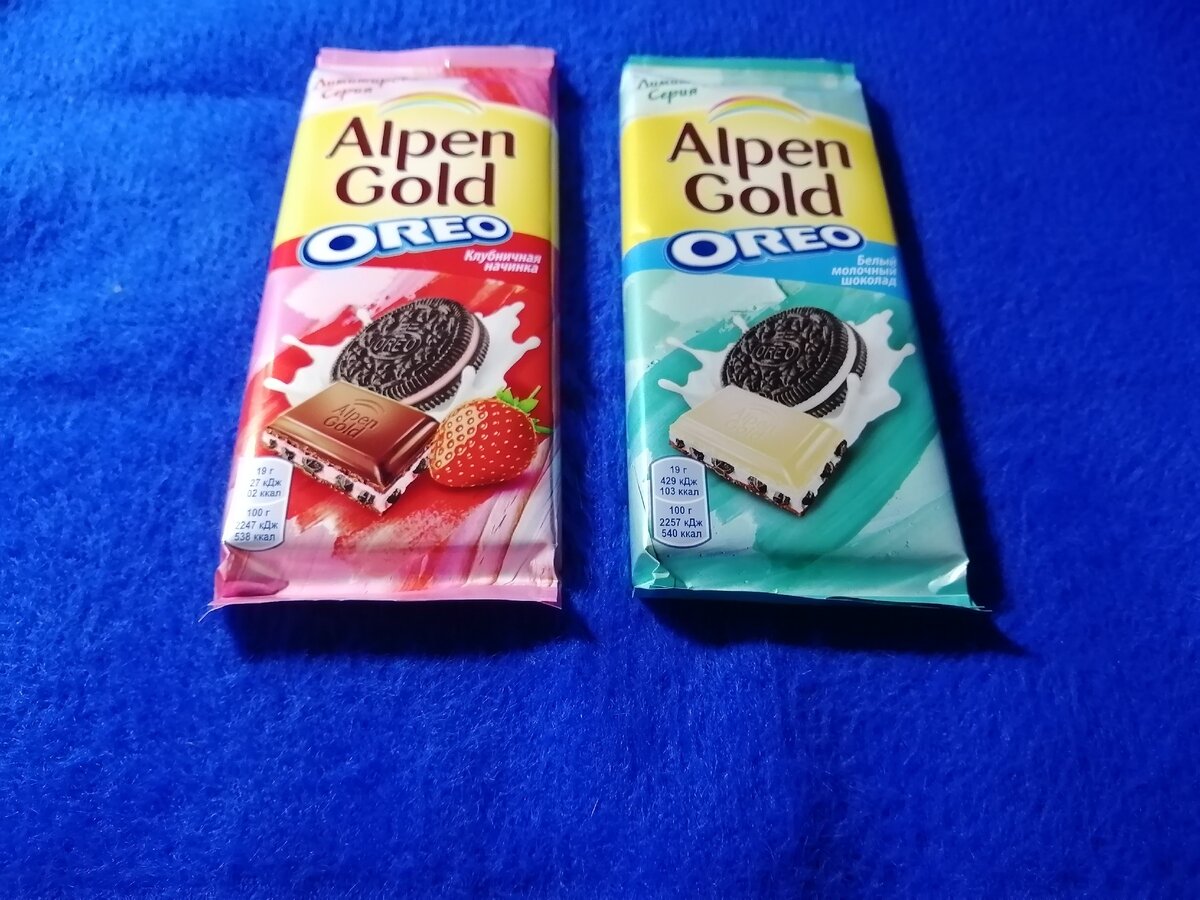 Шоколад Альпен Гольд со вкусом Орео