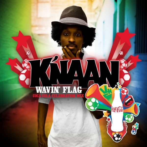 Обложка сингла "Wavin’ Flag" сомалийско-канадского исполнителя K'naan