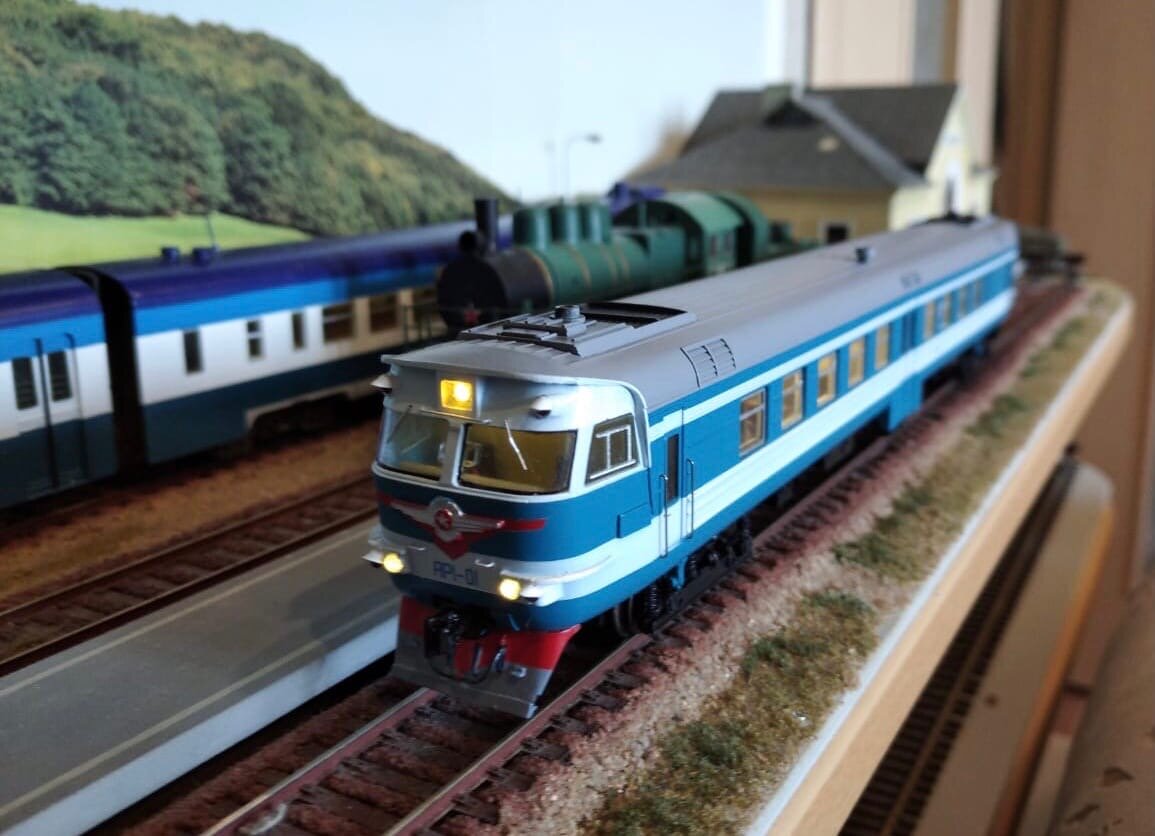 Модель автомотрисы АР1-01, фото Владимир Попов