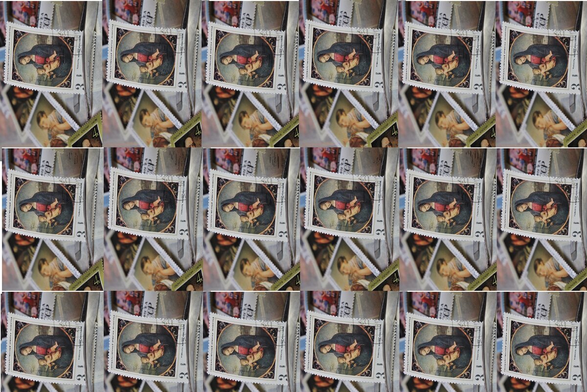 Коллаж -Штамп.    В самом штампе нет ничего плохого.  Но в искусстве штамп это однообразие и профанация...   Источник -изображение pasja1000 с сайта Pixabay 