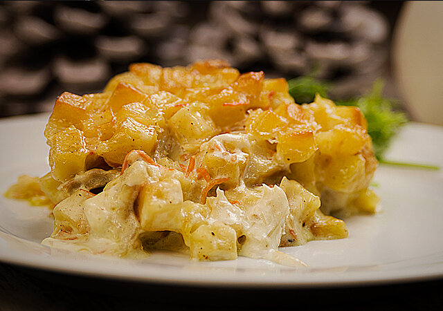 Bacalhau com natas