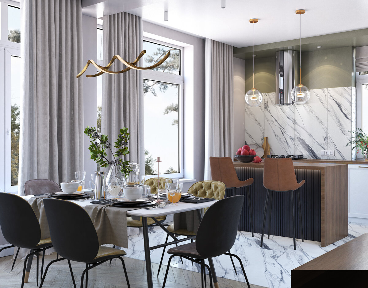 Рассмотрим на примере нашего дизайна - санузел сделан в одних оттенках с общим дизайном.