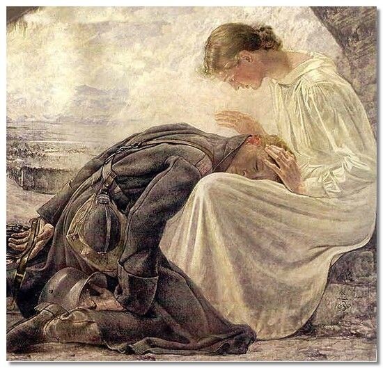 Источник: Ханс Адольф Бюлер (Hans Adolf Bühler, 1877–1951). Возвращение домой. 1940