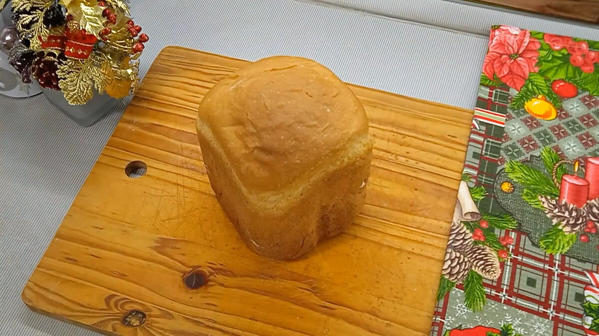 Мой свежеиспеченный хлеб.