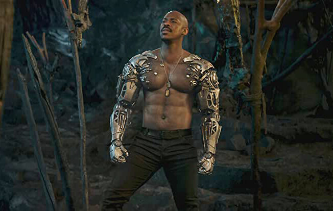 Кадр из фильма Mortal Kombat. Режиссер: Саймон Маккуойд. Оператор: Джермейн МакМикинг. Производство: Atomic Monster, Broken Road Productions. NetherRealm Studios, New Line Cinema, Warner Bros. Прокат: Каро-Премьер