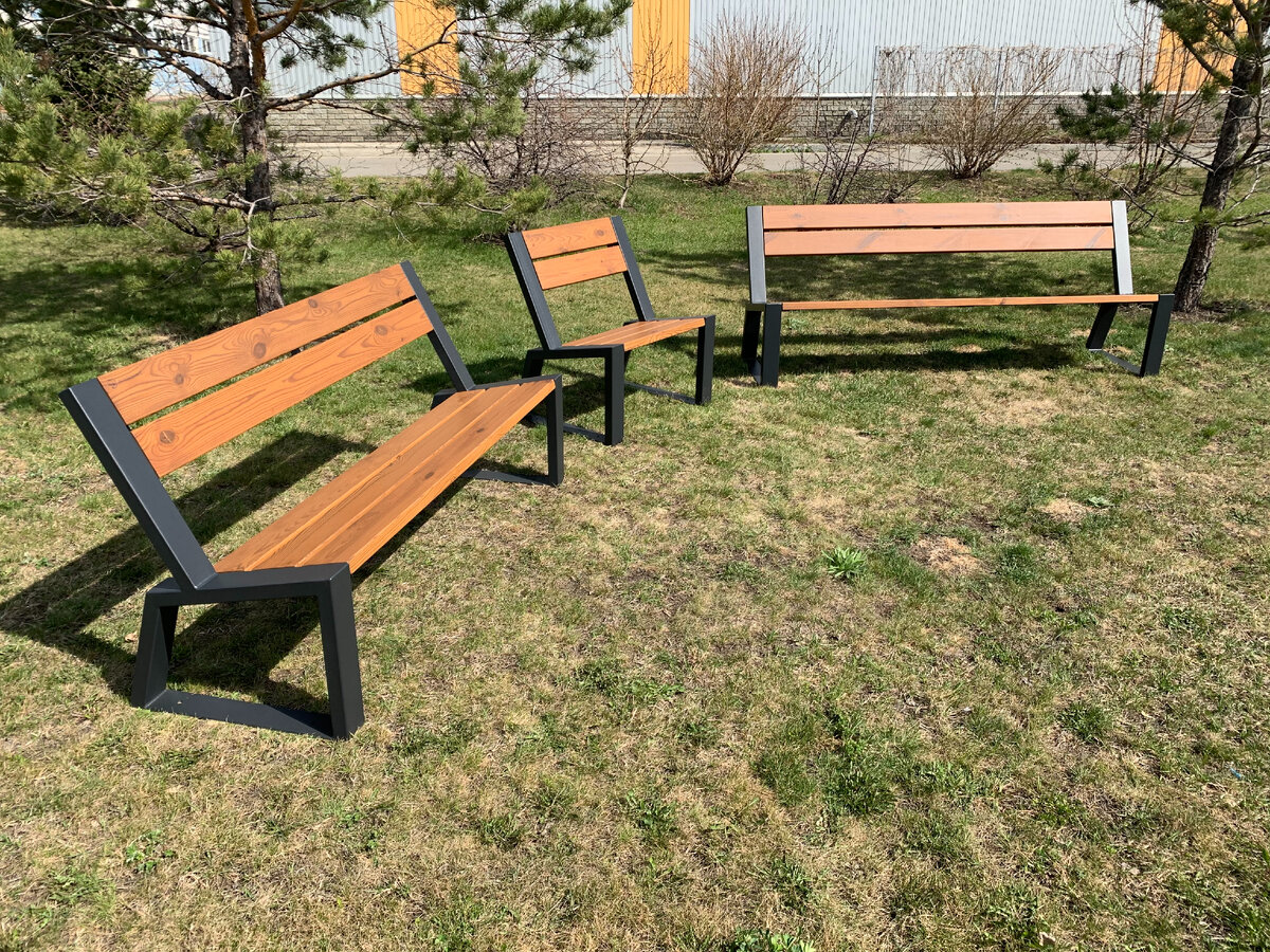 Серия парковой мебели «Stone» без подлокотников