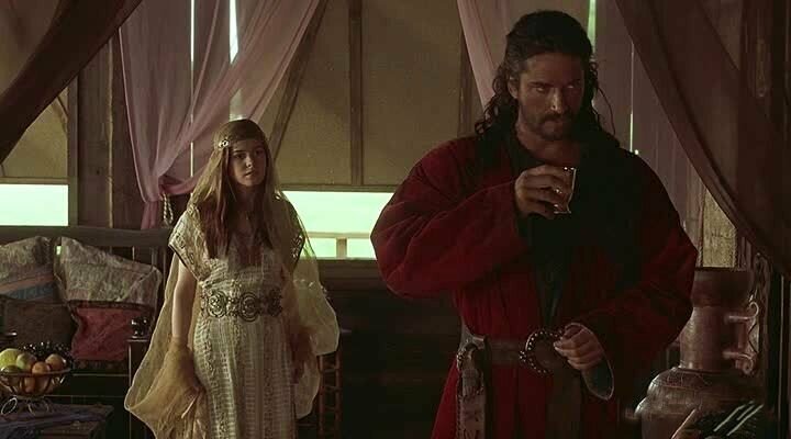 Аттила и Ильдика, кадр из фильма "Аттила-завоеватель"