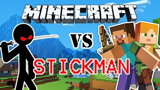 Minecraft VS Stickman Alan Becker Animation vs. Minecraft Shorts (Original  AVM Shorts) Stick Figure.mp4, Skreeper