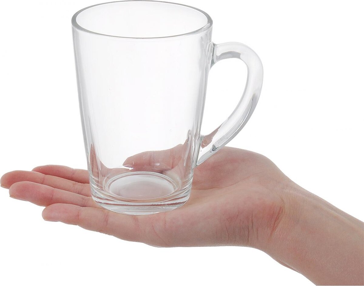 Обыкновенная, стеклянная, обычно из неё пью чай...