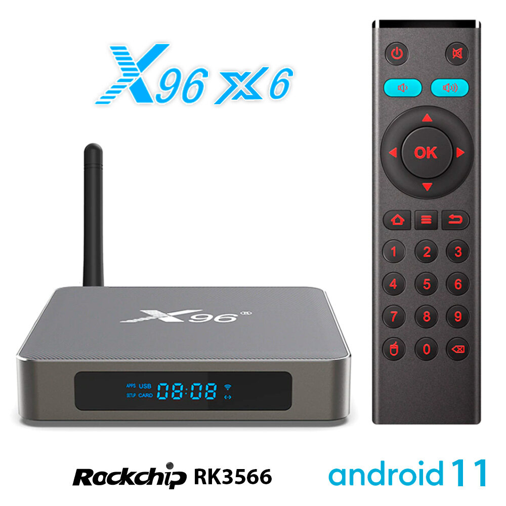 X96 X6 на Rockchip RK3566 ОС Android 11 