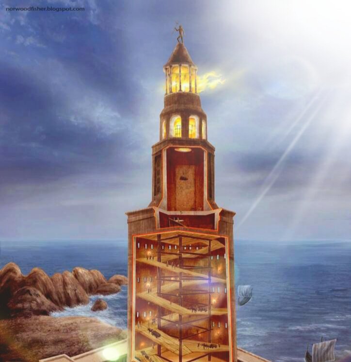 Пламя маяка видно морякам на десятки миль