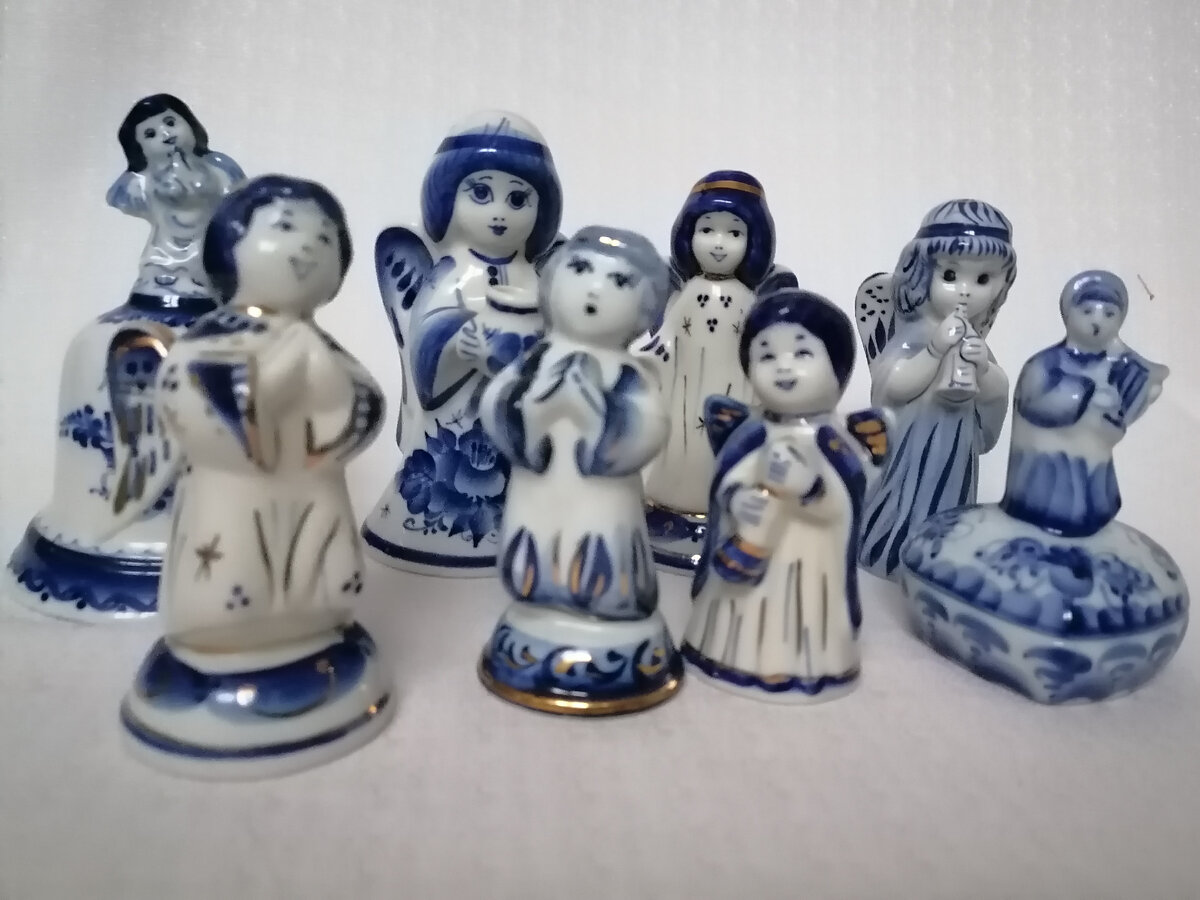 Ангелы. Гжель