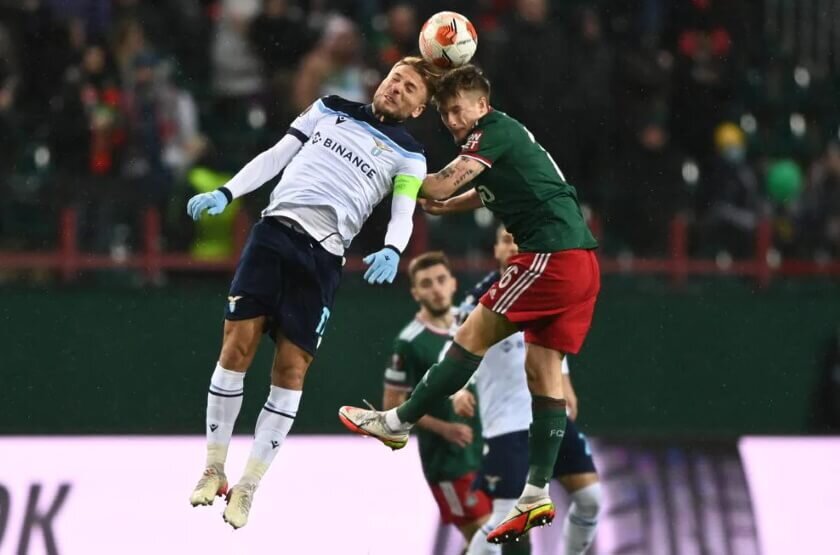 Лига Европы: «Лацио» разгромил «Локомотив», забив 3 гола со стандартов