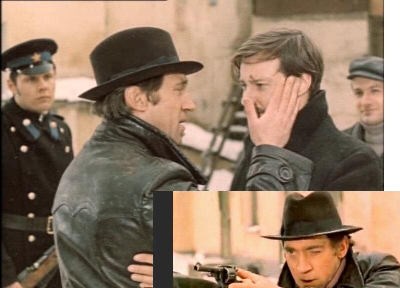 Коллаж кадров из фильма «Место встречи изменить нельзя» 