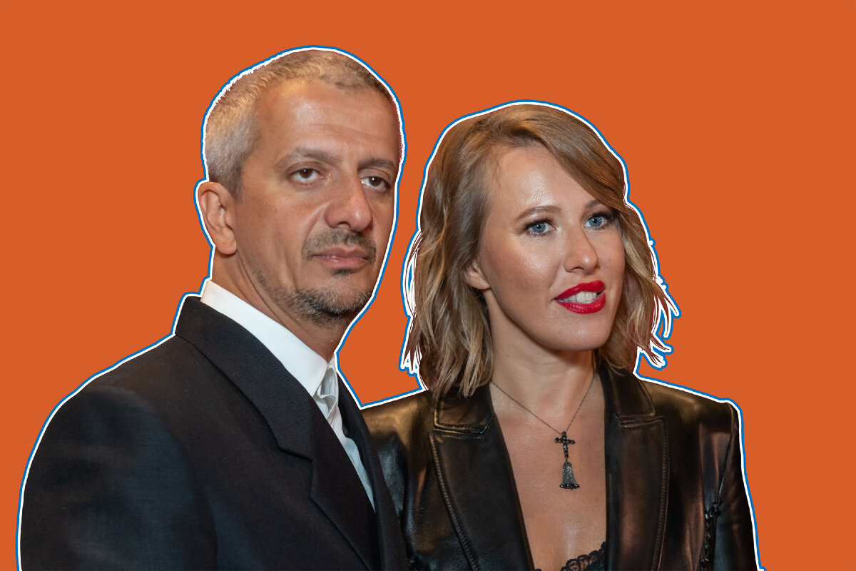 Константин Богомолов и Ксения Собчак. Фото: Komsomolskaya Pravda/Global Look Press, коллаж РКП