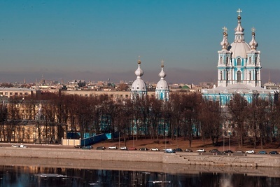    Воскресенский Смольный собор в Санкт-Петербурге ©Алексей Даничев РИА Новости