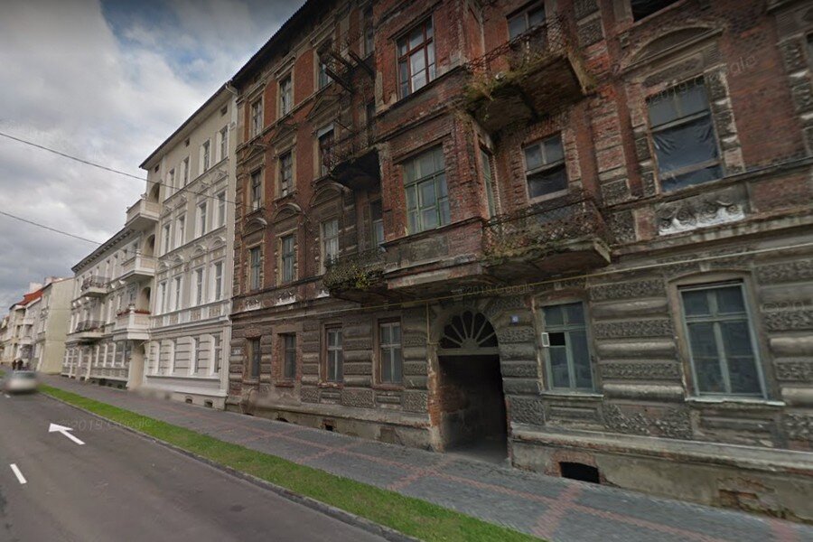 Дома по ул. Московской, 40-44 в Гусеве. Фото: Google maps