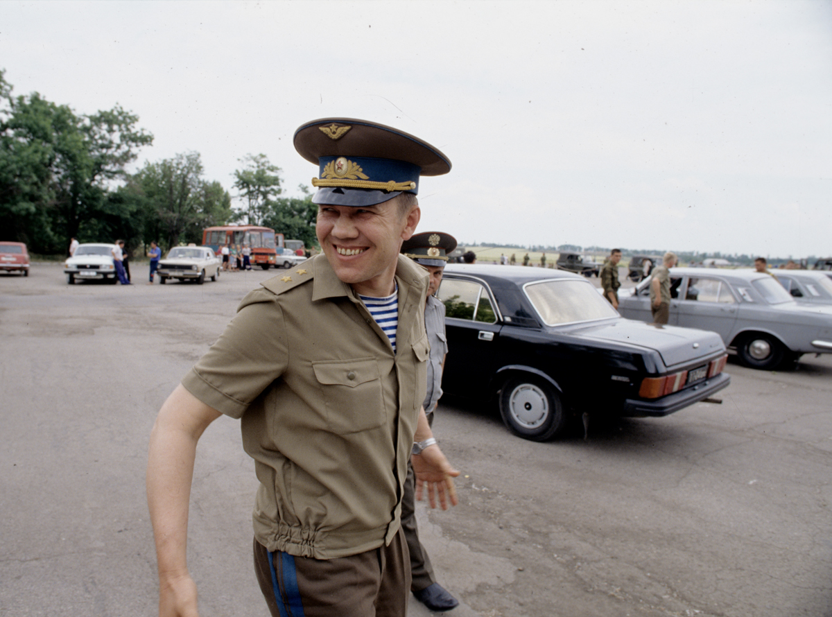 Александр Лебедев в молодости 