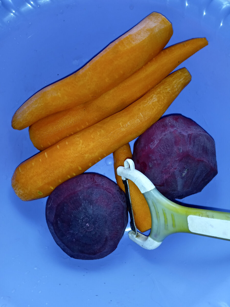 Сколько было морковки и две небольших свеколки