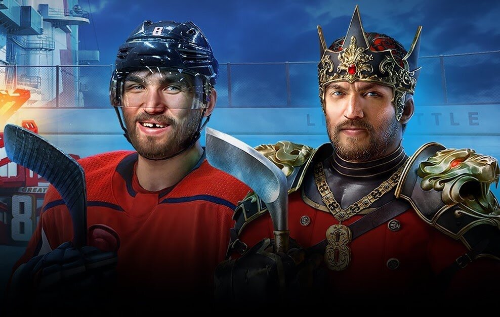 И пары двухнациональных (советско-американских), в хоккейной экипировке и в хэллоуинском образе.