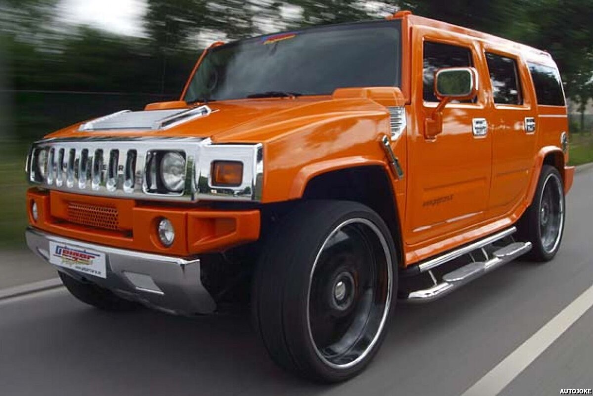 Тюнингованный Hummer H2 балансирует 780 Ньютон метрами на коленвале. |  AUTOJOKE | Дзен