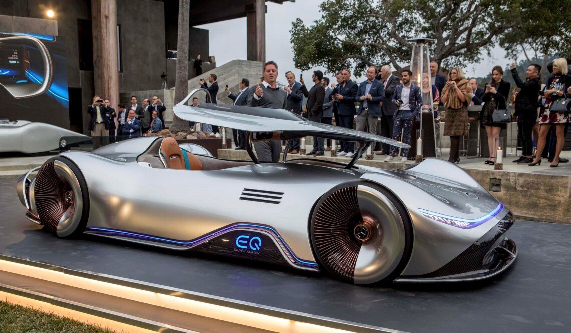 Mercedes Benz Vision EQ Silver arrow