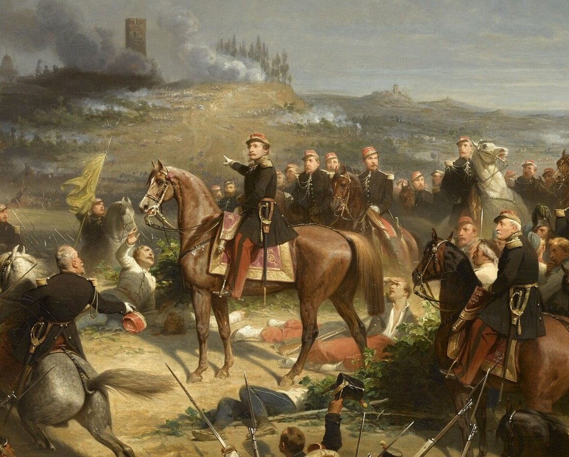 Наполеон III отдает приказы. Художник: Adolphe Yvon