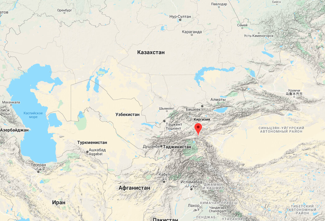 Граница узбекистана и таджикистана карта