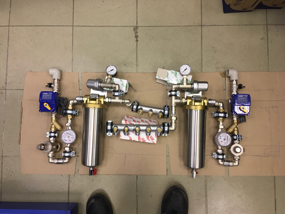 Компоновка узла ввода в магазине.