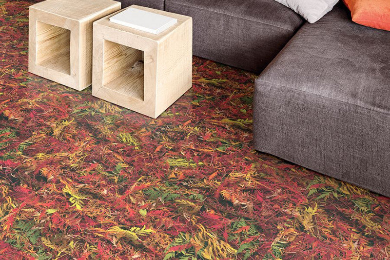 Цветные пробковые полы