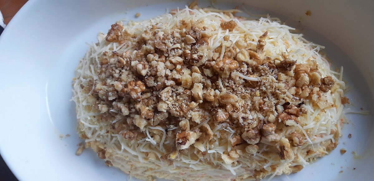 Совсем недавно делала это салат в Париже.)))