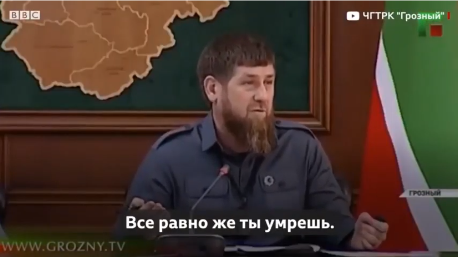 Кадыров на себе продемонстрировал, что его слова ничего не стоят, когда угроза здоровью нависает над ним.