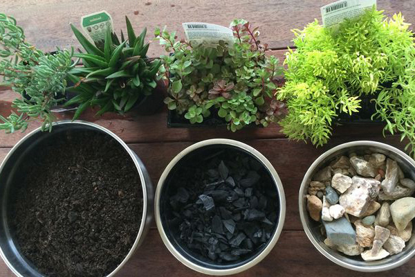 От осколков старых глиняных горшков, до угольков - в ход пойдет все