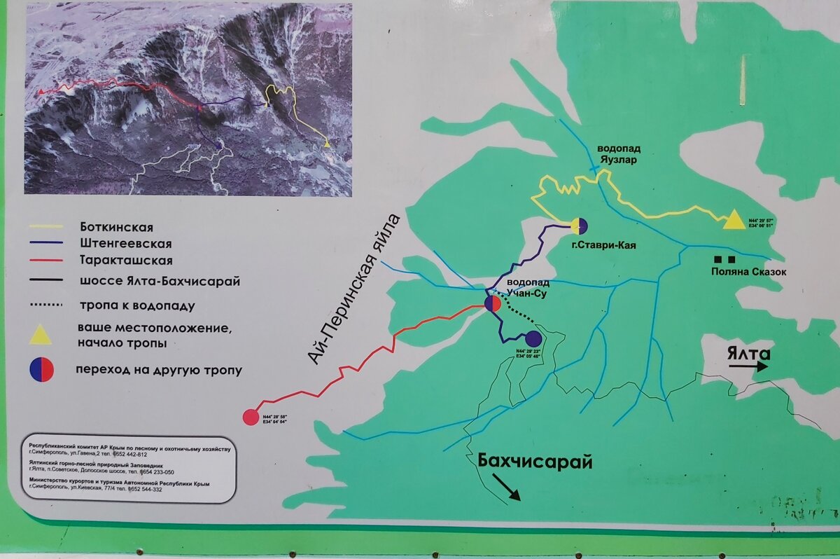 Таракташская тропа Ялта маршрут