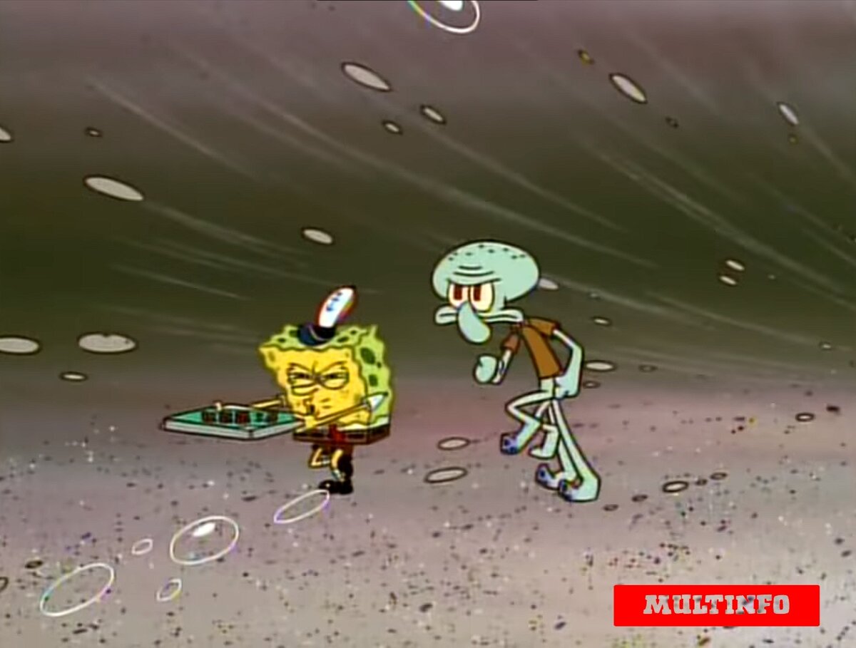 Тяжелый путь Губки и Сквида.