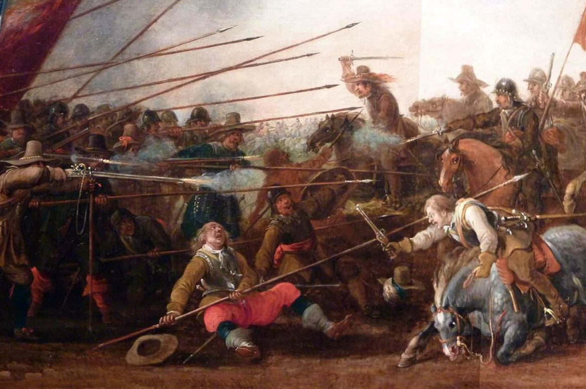 1642 1651 событие. Оливер Кромвель битва при Нейзби. Битва Рокруа 1643. Нейзби битва.
