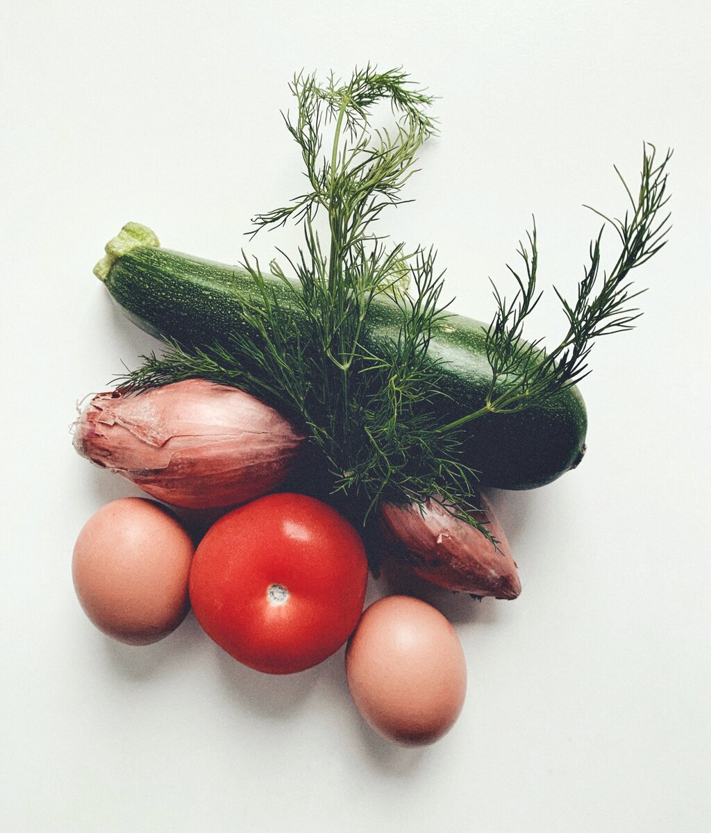 Ингредиенты для здорового и вкусного завтрака.